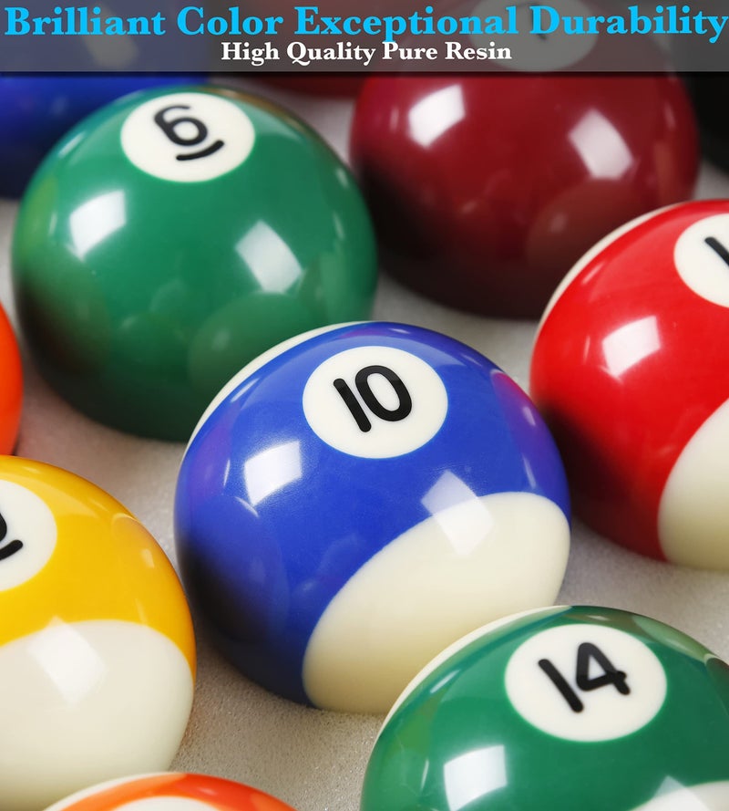 JAPER BEES Deluxe Billiard Ball/Pool Ball Set Complete 16balls Regulation Size&Weight Resin Ball - Image 2